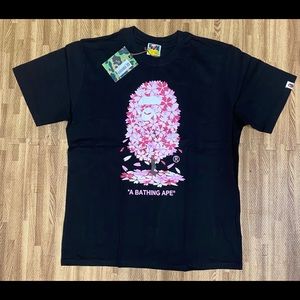 Bape sukura tree 2021 black tee